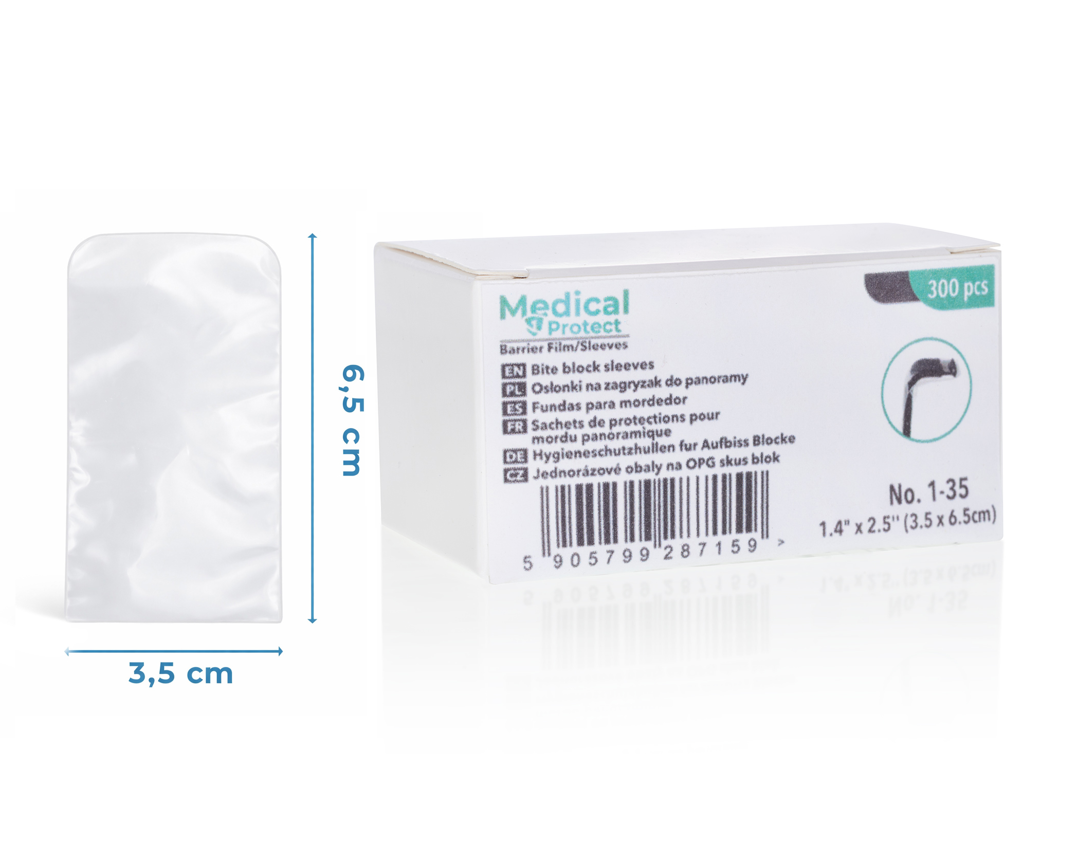 Osłonka 1-35 na zagryzak Vatech Gendex Dexis