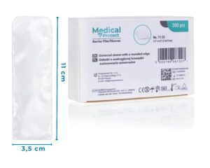 Osłony o zaokrąglonej krawędzi 300szt./op 11-35 (3.5x11cm)