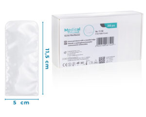 Osłony o zaokrąglonej krawędzi 300szt./op Nr.11-50 (5.0x11cm)